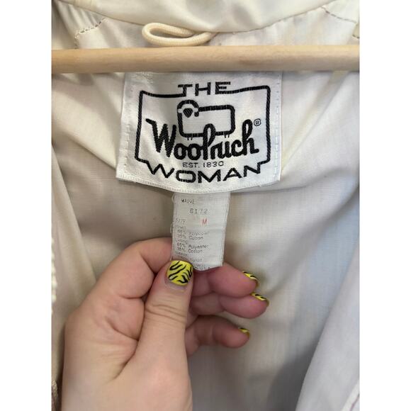 Vintage 1980's Pink Woolrich Barn Jacket Windbreaker Chore Coat USA— Size Medium - Picture 4 of 6